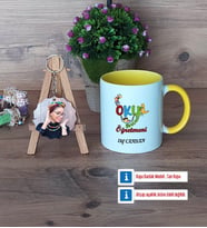 Okul Öncesi Öğretmeni Kupa Bardak Beyaz ve Fotoğraflı Ahşap Anahtarlık Hediye Öğretmenler Günü Hediyesi (Model 7)