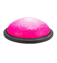 Trainer Bosu Ball, Desenli Bosu Ball Denge Yarım Pilates Topu (Pembe)