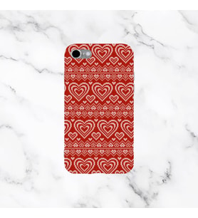 Iphone 7/8 Tasarım Kılıfları (103 Tasarım) (Kırmızı Cilt)