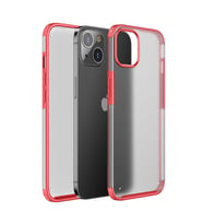Uyumlu Model Apple iPhone 13 Kılıf Mat Volks Case (Kırmızı)