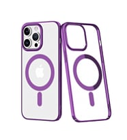 IPHONE 14 PRO UYUMLU ELEMENT SERT MAGSAFE TELEFON KILIF (Mor)