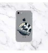 Iphone 7/8 Tasarım Kılıfları (103 Tasarım) (Siyah-Krem)