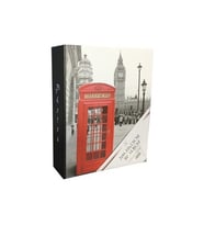 HİDZ Fotoğraf Albümü 200'lük 10x15cm Desenli Anı Albümü (Kırmızı)