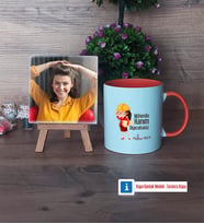 Mühendisler Günü Hediyesi Fotoğraflı Dekoratif Taş, Kupa Bardak Beyaz Hediye (Model 13)