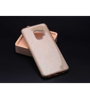 Samsung Galaxy J6 Kılıf Simli Parlak Shining Kapak (Gold)
