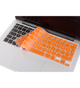 Laptop MacBook Air Pro Klavye Koruyucu 13inc 15-17inc Türkçe Baskı A1466 A1502 (Turuncu)