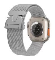Watch 10 42mm KRD-25 Metal Hasır Kordon (Gümüş)