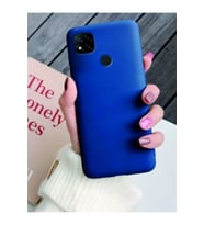 Xiaomi Redmi 9C Kılıf Kamera Korumalı Silikon Rubber Arka Kapak (Lacivert)