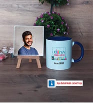 Kimya Mühendisi Fotoğraflı Dekoratif Taş, Kupa Bardak Beyaz Hediye (Model 3)