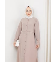 Medine Ipeği Tunik (Kahverengi)