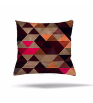 Geometrik Batik Desen Gizli Fermuarlı Yastık Kılıfı Kırlent Kılıfı Koltuk Yastık Kılıfı  (Karışık)