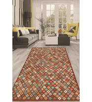 Dijital Kaymaz Taban Yıkanabilir Modern Renkli Salon Halısı Mutfak Halısı Yolluk ND-HT-643 (Çok Renkli)