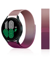 Samsung Galaxy Watch Gear S3 Kordon Milano Loop Kordon (Mor-Pembe)
