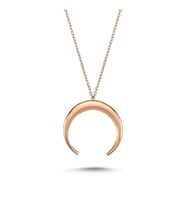 Ters Hilal Kolye (Rose)