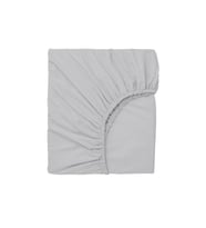 60 x120 + 15 cm Pamuklu ve Lastikli Fittet Penye Bebek Çarşafı (Gri)