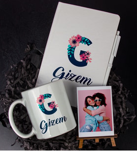 Kişiye Özel Defter Kalem Kupa Ve Fotoğraflık Seti 85919 (Model 3)