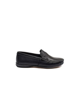 FAST STEP Hakiki Deri Erkek Casual Ayakkabı 585MA204 (Siyah)