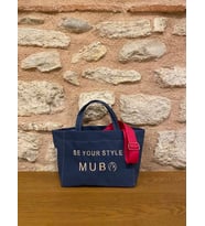 MUBO ORİJİNAL KANVAS / KUMAŞ ÇANTA THE BAG DESİGNED MUBO-231 (Lacivert)