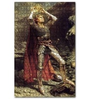 Cakapuzzle Genç Kral Tacını Takıyor Puzzle Yapboz MDF (Ahşap) (255 Parça)