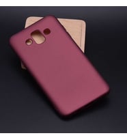Samsung Galaxy J7 Duo Kılıf Soft Mat Premier Case (Mürdüm)