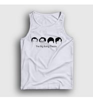 Presmono Unisex Sarı Heads The Big Bang Theory Atlet 181292tt (Beyaz)
