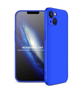 Apple iPhone 13 Mini Kılıf Zore Ays Full Koruma Kılıf (Mavi)