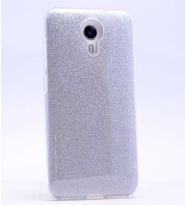 General Mobile 4G Android One Kılıf Simli Parlak Shining Kapak (Gümüş)