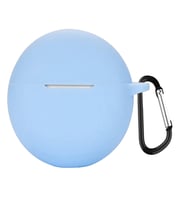 Microsonic Oppo Enco Buds 2 Mat Silikon Kılıf Siyah (Mavi)