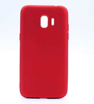 Samsung Galaxy J2 Pro 2018 Kılıf Soft Mat Premier Case (Kırmızı)