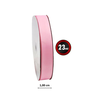 Grogren Kurdele, 1,0 cm x 23 mt - Renk Seçenekli - (Pembe)