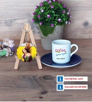 Çocuk Gelişim Uzmanı Türk Kahvesi Fincanı Ahşap Altlıklı ve Fotoğraflı Ahşap Anahtarlık Hediye Öğretmenler Günü Hediyesi (Model 4)