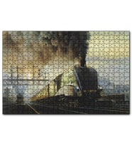 Cakapuzzle Kömürlü Tirenler İstasyon Kirli Hava Görseli  Puzzle Yapboz MDF (Ahşap) (1000 Parça)