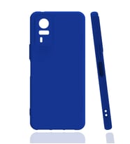 Kvy Vivo Y51 Biye Silikon Kılıf (Mavi)