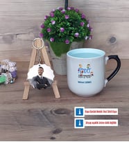 Rehber Öğretmen Kupa Bardak Beyaz ve Fotoğraflı Ahşap Anahtarlık Hediye Öğretmenler Günü Hediyesi (Model 10)