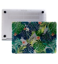 MacBook Pro Kılıf HardCase A1706 1708 1989 2159 2251 2289 A2338 Kılıf Flower01NL (Mint Yeşili)