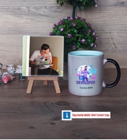 Developer Fotoğraflı Dekoratif Taş, Kupa Bardak Beyaz Hediye (Model 9)