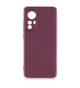 Xiaomi Mi 12 Kılıf Soft Mat Premier Case Kapak (Mürdüm)
