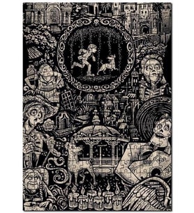 Cakapuzzle Coco Filmden Sahneler Kompozisyon Gravür Puzzle Yapboz MDF (Ahşap) (255 Parça)