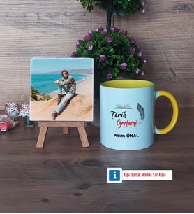 Tarih Öğretmeni Fotoğraflı Dekoratif Taş, Kupa Bardak Beyaz Hediye (Model 7)