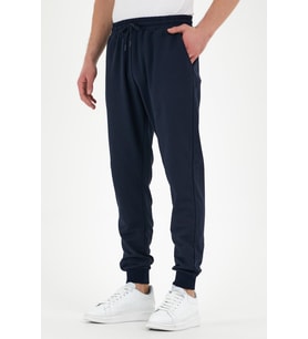 Erkek Eşofman Altı Etiketli Arka ve Yan Cepli Regular Fit (Lacivert)