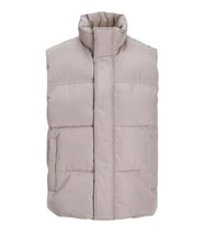 Geniş Rahat Kesim Erkek Yelek - JACK JONES 12256981 (Bej)