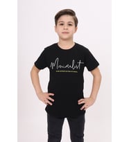 Toontoy Erkek Çocuk Baskılı Tişört (Siyah)