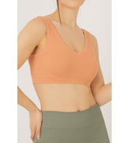 Miorre Dikişsiz Desteksiz Spor Sütyeni (Somon)