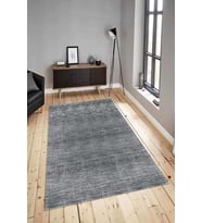 Dijital Baskılı Yıkanabilir Kaymaz Modern Renkli Salon Halısı Mutfak Halısı Yolluk ND-HY-1281 (Gri)
