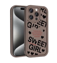 iPhone 15 Pro Max Kılıf Kamera Korumalı Baskılı Arka Yüzey Klas Kapak (Siyah)