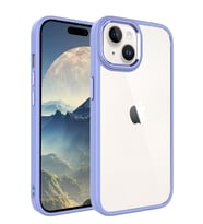 Apple iPhone 15 Plus Kılıf Krom Kılıf (Lila)
