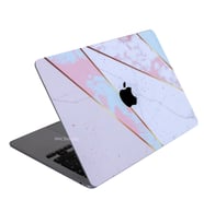 McStorey Macbook Air Kılıf A2179 ile Uyumlu Koruyucu Kaplama Laptop Sticker Marble14 (Karışık)