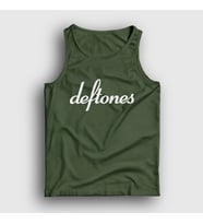 Presmono Unisex Sarı Logo Deftones Atlet 138982tt (Haki)