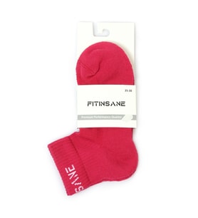 Premium Performance Quarter Unisex Spor Çorap (Pembe)