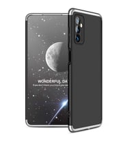 Galaxy M52 Kılıf Zore Ays Full Koruma Kılıf (Siyah-Gri)